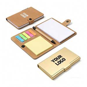 Promotional Business Gift <b>Notepad</b> with Pen and Sticky Notes Folding Memo Pads for School Office <b>Small</b> Notebooks Wholesale - Product Image 1
