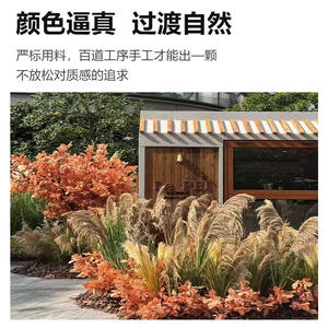 Ramo de cañas artificiales de 30-100 cm de altura, planta decorativa de simulación para interiores, para el hogar y accesorios de fotografía - Product Image 4