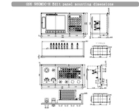 Nouveau kit de système de commande de fraiseuse 3 axes GSK 980MDc CNC Controller d'origine pour perceuses et fraiseuses