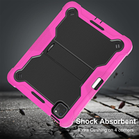 Étui hybride en silicone et PC antichoc Coque de protection complète pour iPad Air4 Air5 10.9 iPad Pro 11 2020 2022