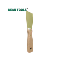 Couteau à mastic professionnel DEAN TOOLS de qualité industrielle, anti-étincelles, 100 mm, design plat, grattoir pour l'élimination des résidus, pour la construction