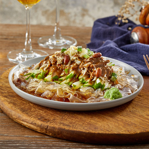 Taiwan Premium 246G fideos anchos secos hoja de color translúcido refrescante gelatina masticable y delgada con Wasabi al por mayor - Product Image 2