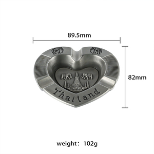 Cenicero Vintage creativo personalizado en forma de corazón, Cenicero Vintage de lujo para cigarros, accesorios para fumar, Cenicero DE RECUERDO DE Tailandia - Product Image 6