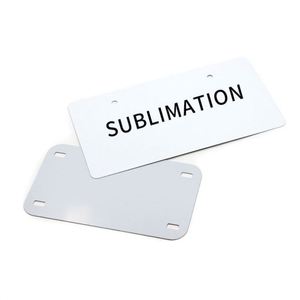 Plaques d'immatriculation de voiture en métal avec trous, logo personnalisé en relief, prix d'usine - Product Image 3