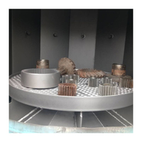 Haute qualité industrie abrasif grenaillage Machine Table rotative grenaillage rouille enlever Machine pour profilés en aluminium