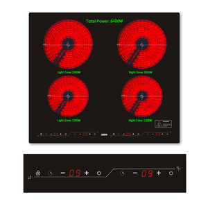 Bếp Cảm Ứng Gia Dụng Bếp Điện Hồng Ngoại Tích Hợp 4 Đầu Đốt Bếp Bằng Gốm Bếp Cảm Ứng - Product Image 5
