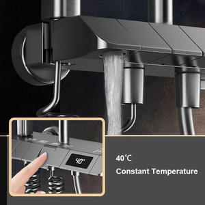 Ensemble <span class=keywords><strong>de</strong></span> pommeau <span class=keywords><strong>de</strong></span> <span class=keywords><strong>douche</strong></span> Touches <span class=keywords><strong>de</strong></span> piano murales Ensemble <span class=keywords><strong>de</strong></span> robinet <span class=keywords><strong>de</strong></span> <span class=keywords><strong>douche</strong></span> Hauteur réglable 4 fonctions Système <span class=keywords><strong>de</strong></span> <span class=keywords><strong>douche</strong></span> - Product Image 6