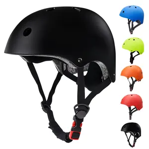 Casco de media cara al por mayor para bicicleta Scooter protección de seguridad ciclismo patinaje montar deporte estilo ABS Material