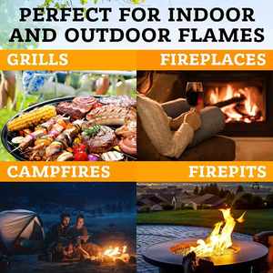 Accendifuoco in Lana di Legno Naturale <span class=keywords><strong>a</strong></span> Lunga Durata per Esterni, Emergenze, Barbecue, Griglie, Caminetti e Stufe <span class=keywords><strong>a</strong></span> Pellet - Product Image 6