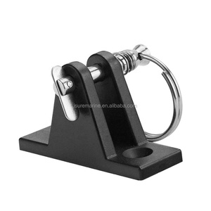 Nylon Marine Bimini Top 90 Degree Deck Hinges Base W/Bolt Hinge Mount Fitting Ship Kayak <b>Yacht</b> Boat Hardware Accessories Deck Mo - Product Image 2