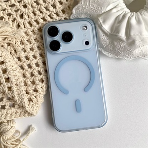 Frosted Magnetic case Shockproof Hybrid Cover <b>for</b> iphone 17 Pro Max/17 Pro/17 Magnetic Phone case with <b>Camera</b> Lens protection - Product Image 4