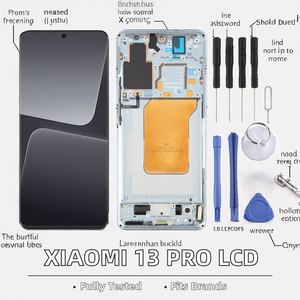 Đối với Xiaomi 13 Pro gốc AMOLED Màn hình <span class=keywords><strong>LCD</strong></span> Digitizer lắp ráp đầy đủ với Khung nhà máy trực tiếp giá 1-năm bảo hành - Product Image 4