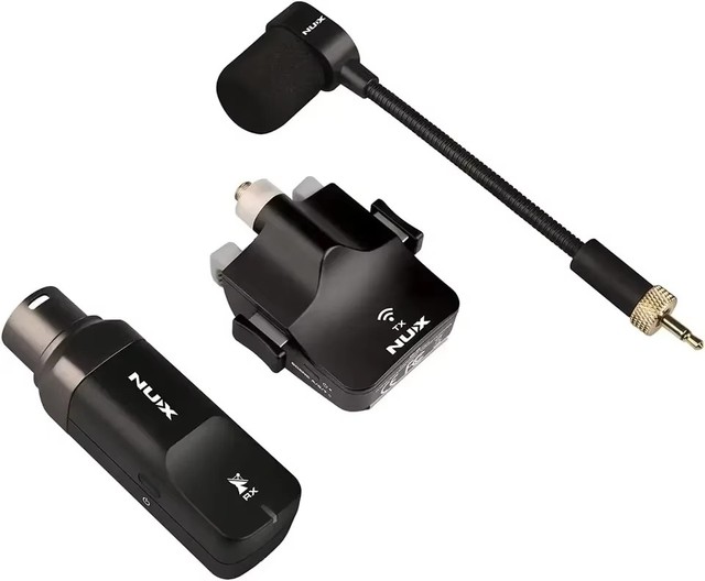 NUX B6 Wireless Microphone Transmitter High Resolution 24-bit 441kHz Audio 24GHz Saxophone Microphone Made China
