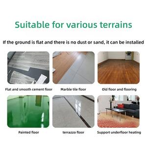 Autocollant <span class=keywords><strong>de</strong></span> <span class=keywords><strong>sol</strong></span> auto-adhésif pour carrelage en <span class=keywords><strong>ciment</strong></span>, épaissi, résistant à l'usure, imperméable, écologique, carré, pour usage domestique - Product Image 5