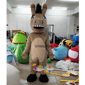 Disfraces de Mascota de Burro Divertidos de Dibujos Animados de Televisión y Cine al por Mayor a Bajo Precio para Adultos - Product Image 1