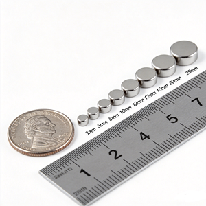 Imanes de disco de neodimio súper fuertes 4mmX2mm 3mmX1mm grandes pequeños adhesivos circulares de tierras raras N52 imanes a la venta - Product Image 2