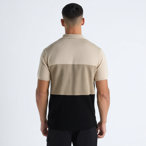 <span class=keywords><strong>2026</strong></span> 트렌드 남성 여름 비스코스 혼방 스트라이프 니트 폴로 셔츠 - Product Image 2