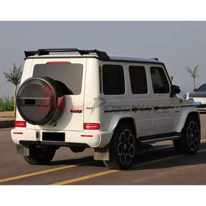 Cubierta de <span class=keywords><strong>rueda</strong></span> de vagón G de fibra de carbono estilo B para Mercedes Benz Clase G W464 G500 AMG G63 cubierta de neumático de repuesto - Product Image 2