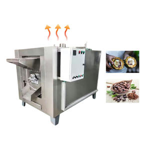 Tostador Eléctrico de Granos de Cacao de 100KG/H, Máquina Tostadora de Nueces de Macadamia para Panadería, Piñones, Avellanas, Granos de Café, Soja 304 - Product Image 1