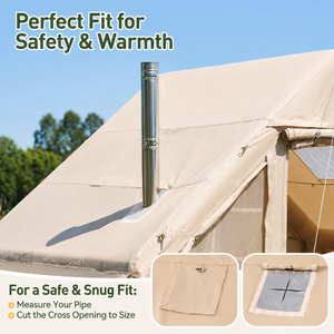 Grande tente <span class=keywords><strong>de</strong></span> glamping gonflable en tissu Oxford imperméable pour hébergement extérieur – Fournisseur en gros - Product Image 4