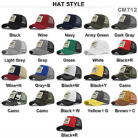 Gorra trucker de malla personalizada con parche bordado de animales, gorras trucker para hombre, gorras snapback de animales, gorra de béisbol de malla bordada
