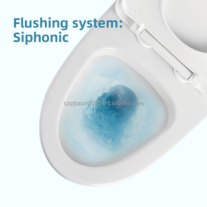 ヨーロッパスタイルの陶器製トイレ、CUPC認証取得済みのワンピーストイレ、衛生陶器、WC便器 - Product Image 4