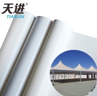 Tissu de bâche en PVC Tianjin 1050 GSM, haute résistance à la déchirure, pour structure de membrane tendue imperméable