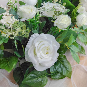 Camino de Mesa de Tela de Seda Artificial 2024 para Bodas al Aire Libre, Día de la Madre y Regreso a Clases - Multicolor, Tacto Natural Real - Product Image 2