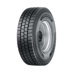 Pneu de camion radial pneumatique neuf TRIANGLE 12R22.5 TRD21 18PR 152/149K en caoutchouc naturel noir - Product Image 2
