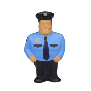 Custom Logo PU Foam Character Policeman Shaped Soft Slow Rising Stress <b>Ball</b> Promotional Gifts <b>Squeeze</b> Toys for Kids Boys Girls - Product Image 2
