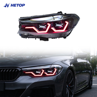 Phares HETOP G30 2017-2020 pré-LCI Série 5, mise à niveau personnalisée spéciale, RGB multi-modes, personnalisable, unique, OSS LED DRL pour BMW