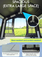 Tente Gonflable d'Extérieur pour Camping, Ensemble Complet d'Équipement, Imperméable 3000mm+, Auvent Épaissi, Style Nuitée, Vente en Gros