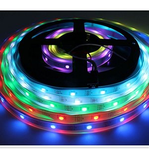 Không thấm nước địa chỉ ws2812b linh hoạt kỹ thuật số RGB <span class=keywords><strong>LED</strong></span> Pixel Strip IC 5V 12V 24V 30LED 60Led 144led IP67 RGB <span class=keywords><strong>LED</strong></span> Strip - Product Image 5