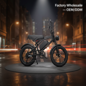 Sepeda Listrik Lipat (Fat Bike) Kecepatan Tinggi Grosir 20 Inch Baterai Ganda Rem Hidrolik Gudang EU Off Road Tercepat Ready Stock Dropshipping - Product Image 1