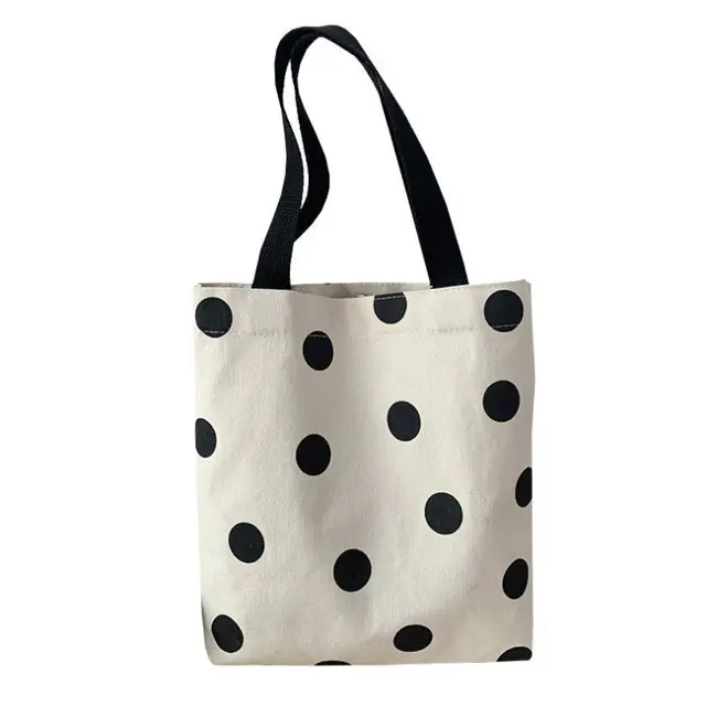 Toptan renkli baskı bayan çanta kanvas alışveriş çantası organik % 100% pamuk tuval Tote çanta ile özel Logo baskılı