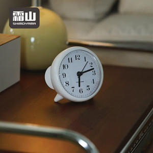 시모야마 흡착식 원형 거울 냉장고 벽걸이 타이머 시계, 건전지식 가정용 - Product Image 3