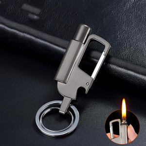 Briquet en métal portable, briquet rétro à meule, briquet porte-clés, briquets à kérosène portables - Product Image 2