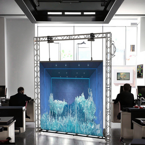 Écran LED enroulable de 1,9 mm pour toile de fond de scène, location événementielle, avec design en maille légère et système de suspension rapide - Product Image 2