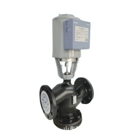 Vanne de régulation de température Guangli, vanne à boisseau sphérique en acier moulé DN100 pour l'eau