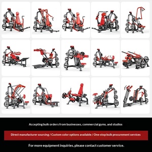 Appareil de musculation <span class=keywords><strong>Panatta</strong></span> Steel Lat Pulldown et Triceps Press Trainer à action séparée pour les triceps et les pectoraux, équipement de fitness pour tirage circulaire et pression du bas du dos - Product Image 5