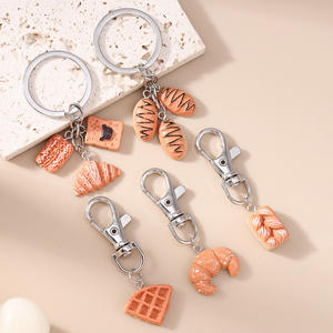 Porte-clés baguette au design le plus vendu <span class=keywords><strong>de</strong></span> Wenys, porte-clés gâteau tarte tendance - Product Image 5