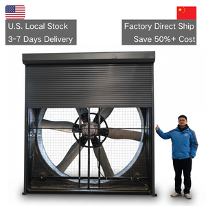 Bonawind 98 inch Exhaust <b>Fan</b> with U.S. Warehouse Stock, Industrial Ventilation <b>Fan</b> for Poultry Farm and <b>Large</b> Warehouse - Product Image 1
