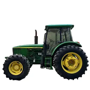 Fábrica fornecedor John 120HP 4WD JD1204 usado trator agrícola Deere