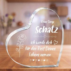 Decoración Ligera y Personalizable de Acrílico Fundido con Técnica de Moldeo, Diseño de Dibujos Animados, para el Día del Padre, Día de Acción de Gracias, Recuerdo, Transparente - Product Image 4