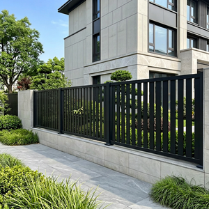 现代1.5m高铝合金安全围栏定制尺寸环保粉末涂层防攀爬防锈防水房屋 - Product Image 1