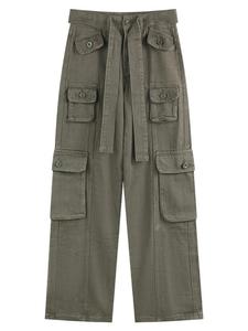 <span class=keywords><strong>Pantalones</strong></span> <span class=keywords><strong>de</strong></span> Trabajo Retro Americanos <span class=keywords><strong>de</strong></span> Estilo Nuevo <span class=keywords><strong>2022</strong></span> para <span class=keywords><strong>Mujer</strong></span>, con Múltiples Bolsillos, Desgastados, Cierre <span class=keywords><strong>de</strong></span> Cremallera, Corte Holgado y Recto, a la <span class=keywords><strong>Moda</strong></span> - Product Image 5