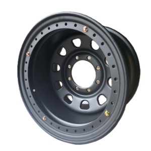 Nueva Llanta Beadlock Original 17x10, Acero Negro Mate para Todoterreno, 15" 16" 17", PCD 5X114.3 5x139.7 5x150 6x139.7 para Camionetas y SUV RT - Product Image 1