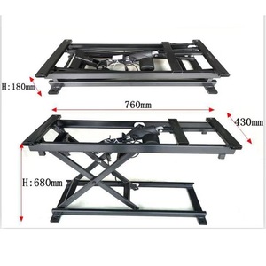 Mécanisme de table basse électrique Wansheng avec cadre en fer 76x42 cm pour mobilier de bureau - Product Image 3