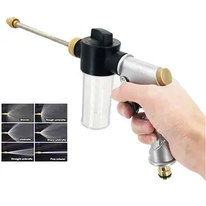 Nieuwe Hoge Druk Metalen Water Spuitpistool Auto Washer Cleaner Tuinslang Waterpistool Sprinkler Schuim Waterpistool