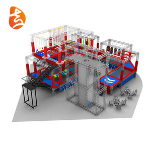 Équipement d'exercice commercial de grande taille personnalisé, parcours de <span class=keywords><strong>ninja</strong></span> intérieur pour enfants et adultes - Product Image 3